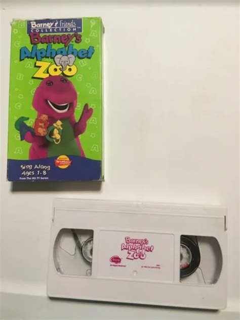 Barneys Alphabet Zoo Vintage Vhs Barney And Friends Collections 1994 £6