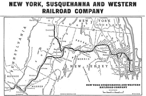 The New York Susquehanna And Western Railway Today Is A 400 Mile