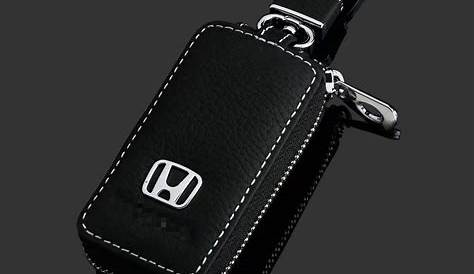 HONDA Car Key case cover Leather CRV Auto Key Chain Keychain Holder and