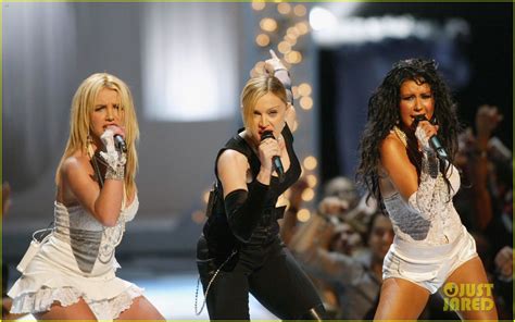 Britney spears day one rehearsals for toxic and breathe on me (intro) for the 2003 abc special. Christina Aguilera Reflects on Her Infamous 2003 MTV VMAs Performance With Madonna & Britney ...