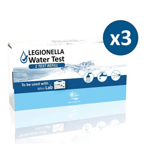 3 Refill Legionella Water Test Shop C4hydro