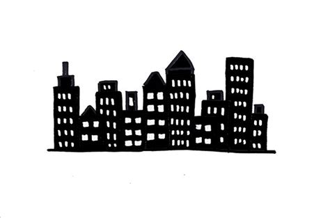 Follow along to this tutorial and paint with me. How to Draw a City Skyline 3 Ways | Skyline art, City ...