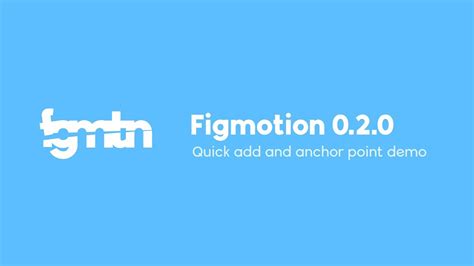 Using Quick Add In Figmotion Figmotion 020 Demo Youtube