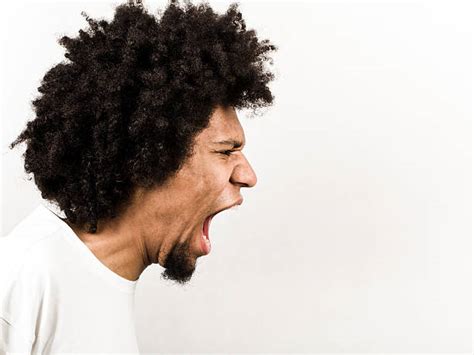 Royalty Free Shouting Screaming Side View Human Face Pictures Images