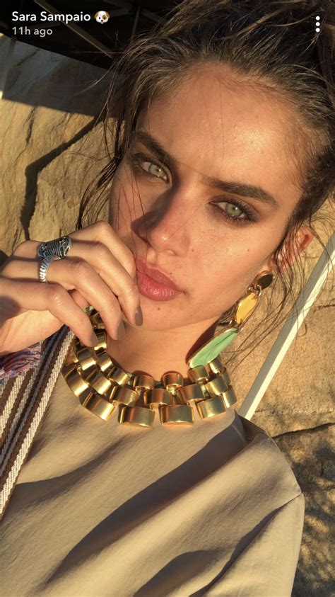 Sara Sampaio Comparing Yourself To Others Supermodels Chain Necklace