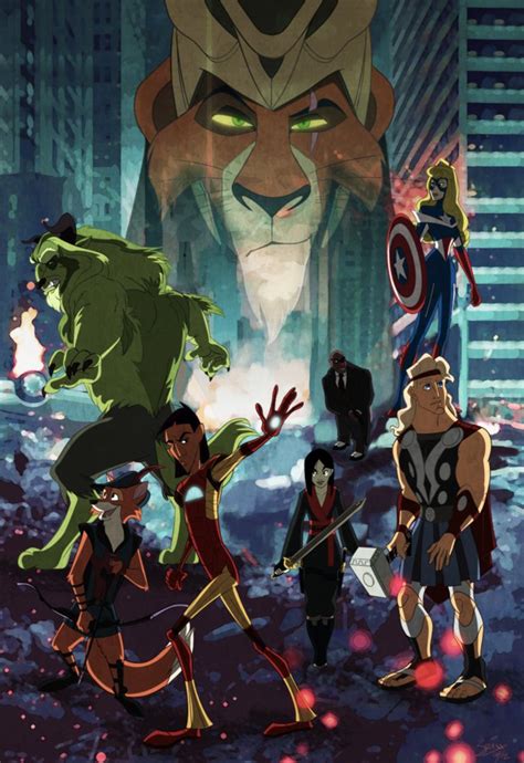 Disney Characters As The Avengers The Avengers Photo 37572971 Fanpop