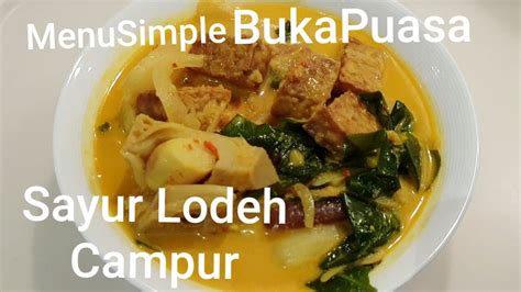 Krupuk kulit (most parts of indonesia), krupuk jangek (minangkabau), or rambak (java), refer to cracker made from dried cattle skin, particularly popular in minangkabau. Resep Sayur Lodeh Tempe Simple dan Mudah//Menu Puasa Ramadhan Masakan Rumahan - YouTube