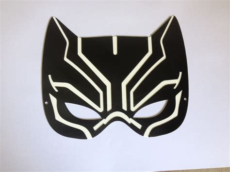 Black Panther Mask Template