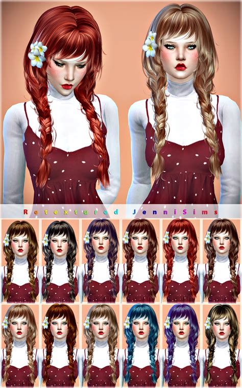 Downloads Sims 4 Newsea May Sun Hair Retexture Jennisims