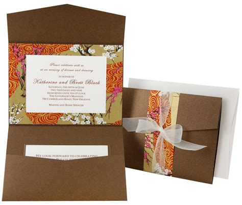 We supply everything you need for quality invites at the lowest possible prices available. Wedding Decor: 'Pocket Fold Invitations' Small Package for BIG DEAL...