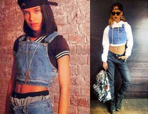 Fashion On The Loose Aaliyah My Tomboy Chic Muse