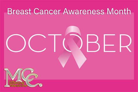 October Is Breast Cancer Awareness Month Mcc Internal Medicine
