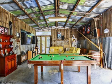 Australias Man Caves On The Market Daily Mail Online