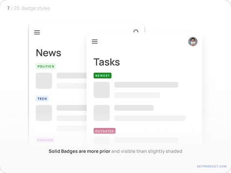 Badge Ui Design Exploration — Tips And Tricks Usability And Use Cases