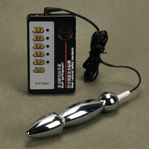 Pulse Stimulate Electro Bult Plug Electro Sex Therapy For Men Anal Plug