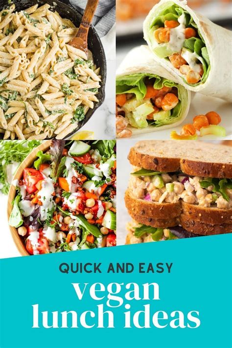All Of These Quick Vegan Lunch Recipes Can Be Made In 15 Minutes Or Less No Meal Prep Making
