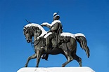 Estatua Del Rey Tomislav En Zagreb, Croacia Imagen de archivo - Imagen ...