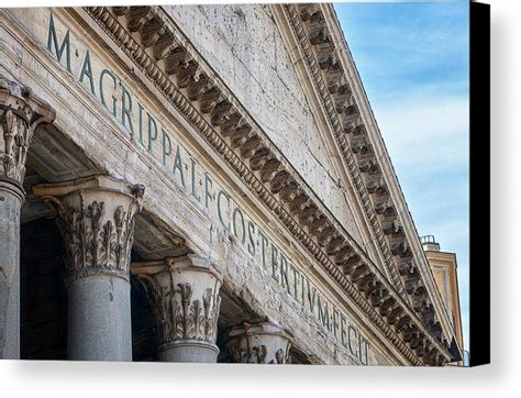 Pantheon Rome Italy Canvas Print By Joan Carroll All Canvas Prints Are