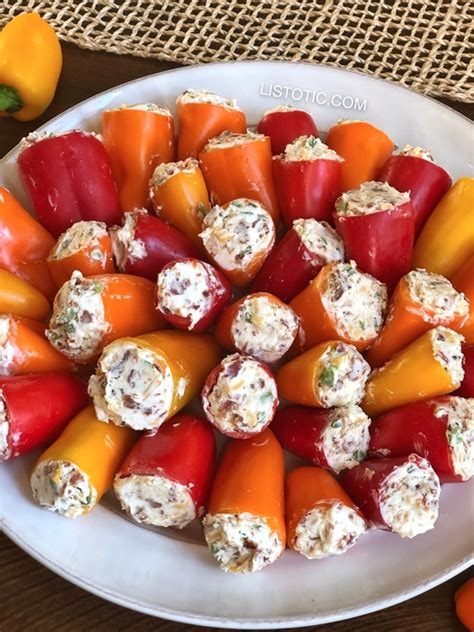 A delicious, light, colorful snack or appetizer. Party Poppers (Easy Appetizer For A Crowd) - Resouri