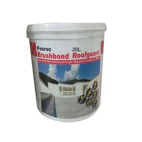 Fosroc Brushbond Roofguard Waterproof Coating Packaging Size L At