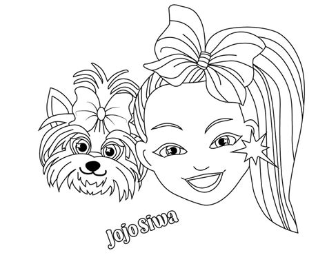 She is known for appearing for two seasons on dance moms along with her mother. Valius Šopa: View 19+ Print Out Jojo Siwa Coloring Pages