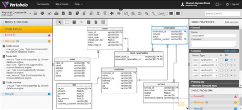 Online Or Desktop Er Diagram Tool Vertabelo Database Modeler My XXX