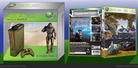 Halo 3 Xbox 360 Bundle Xbox 360 Box Art Cover By Starmario22