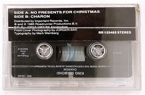 King Diamond No Presents For Christmas Cassette Ep 1985