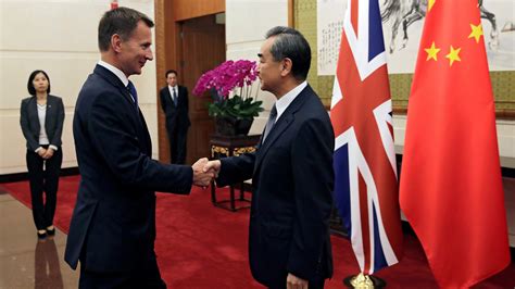 Uk Foreign Secretary Jeremy Hunt Calls His Chinese Wife Japanese In Beijing The New York Times
