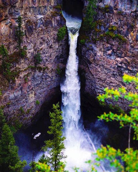 Spahats Creek Falls Clearwater British Columbia Canada 1000x1518