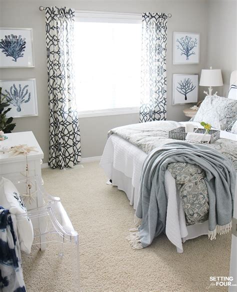 Planyourroom.com is a wonderful website to redesign each room in your house by picking out perfect furniture options to fit your unique space. Guest Room Refresh - Bedroom Decor - Setting for Four