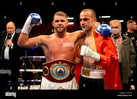 Billy Joe Saunders Celebrates With The Wbo World Super Middleweight
