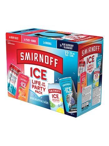 Smirnoff Ice Life Of The Party Pack PEI Liquor Control Commission