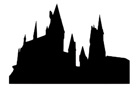 Hogwarts Castle Silhouette SVG - Etsy Australia