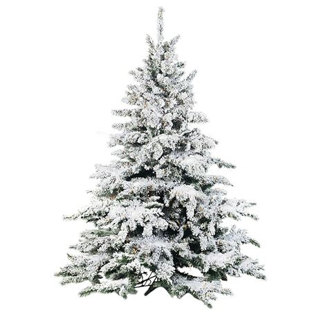 The Holiday Aisle Flocked 9 Greenwhite Pine Artificial Christmas