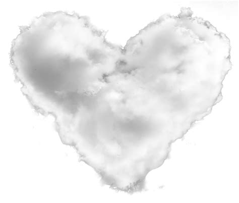 White Heart Sky Plc Heart Shaped Clouds Png Download 900765 Free