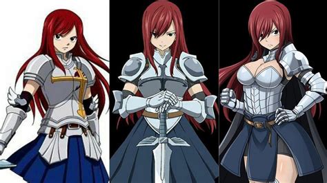 All Erza Scarlet Armors In Fairy Tail Youtube