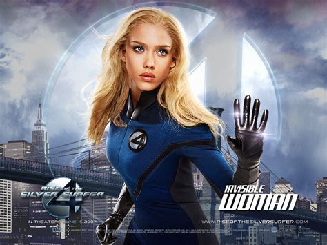 Jessica Alba As Susan Storm Fantastic Four Even Invisibility Wouldn