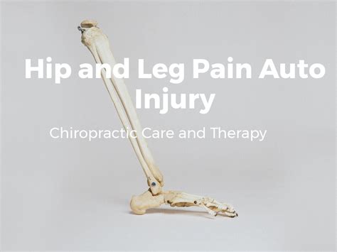 Hip And Leg Pain From An Auto Injury Accident — Radius Physical Sports