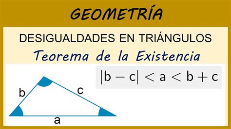 Teorema De La Existencia De Un TriÁngulo 3 Problemas