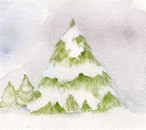 How To Paint Snow On Trees And Bushes Craftsy