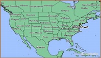 Map of Allentown | Where is Allentown? | Allentown Map English ...