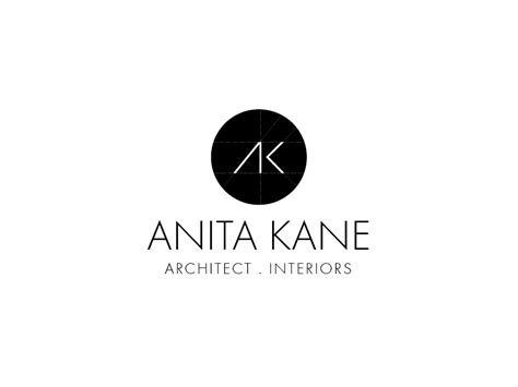 Logo Design For Anita Kane Architect Interiors By Dhamkith Design