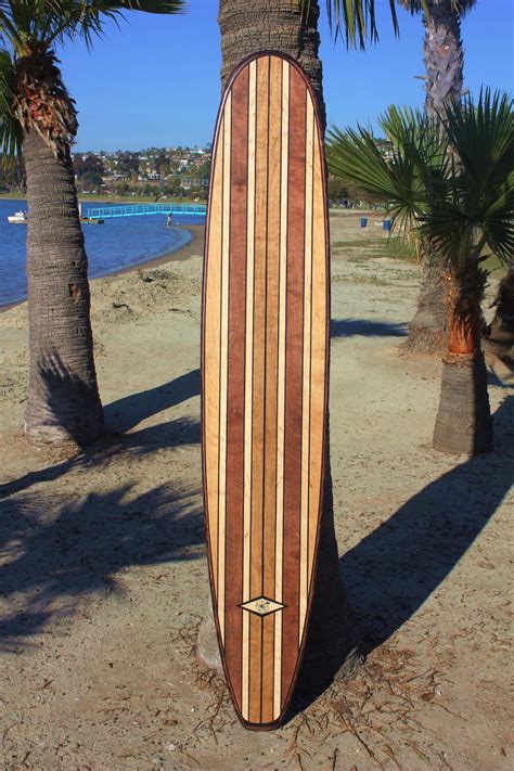 Vintage Wood Surfboard Wood Surfboard Surfboard Wall Art Surfboard Wall
