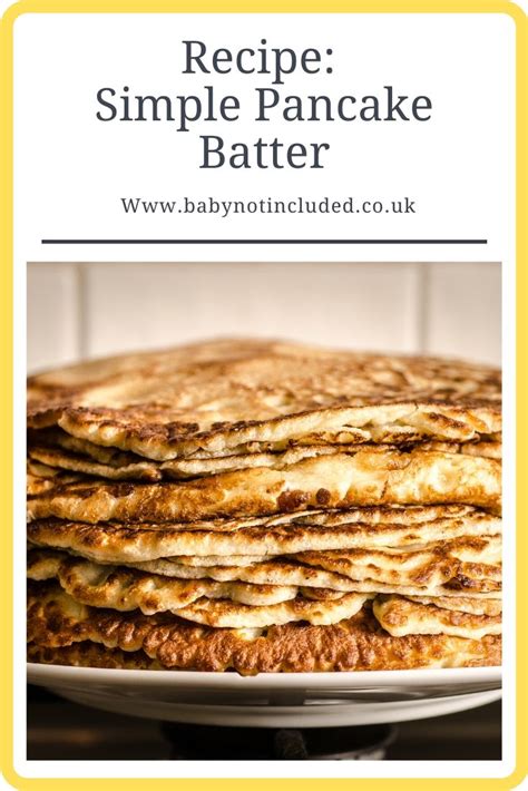 Simple Pancake Batter Recipe Uk