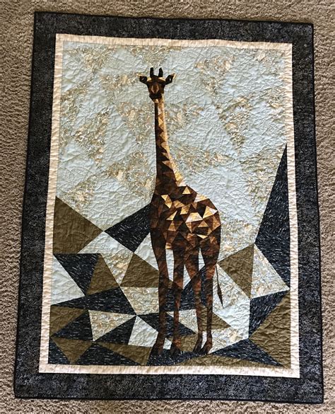 Enjoyed Making This Giraffe Abstractions Quilt By Violet Craft She