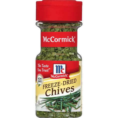 Both method are great for storing chives in how long can you freeze chives? McCormick Freeze-Dried Chives, 0.16 oz | Salt, Spices ...