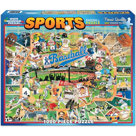 Baseball 1000 Piece Jigsaw Puzzle Free Shipping On Orders Over 45