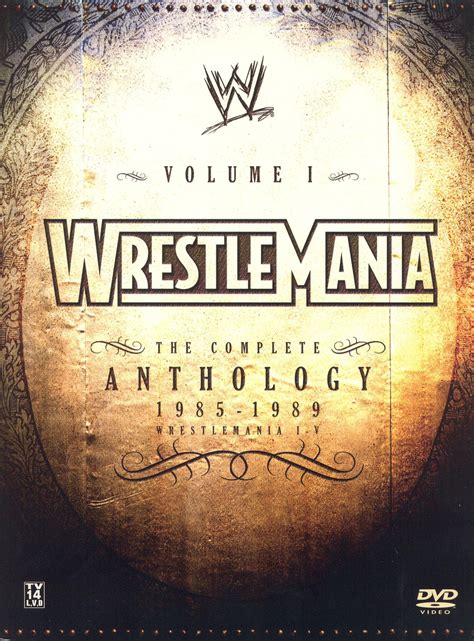 Best Buy Wwe Wrestlemania Anthology Vol 1 5 Discs Dvd