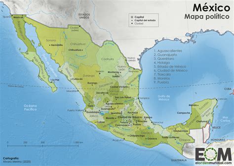 Mapa De Mexico Nuevo Mapa Detallado Politico Estados Individuales Images